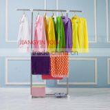 Foldable Metal Cloth Rack With Stand / Coat Drying Hanger thumbnail-1
