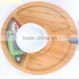 OEM Bamboo Round Dinner Tray