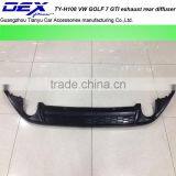 Fit For V~W GOLF 7 GTI Rear Bumper Diffuser New Exhaust Products thumbnail-1