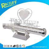 Silver Plated Heart-shaped Wedding Certificate Holder With Stand in Gift Box thumbnail-2