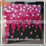 Best Selling Quality Customized Rose and Peony Artificial Flower Wall for Decoration thumbnail-1