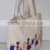 Top Selling Cotton Canvas Tote Bag With Multicolor Print for Fashionable Women thumbnail-2