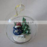 Crystal Balls Dollarma One Dollar Cheapest XMS Christamas Bear Deer Santa SnowFlake Glass 156044-15049 thumbnail-2