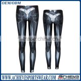Customized Work Out Leggings, Sport Leggings Tight Pants thumbnail-4
