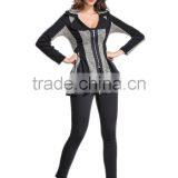 2014 New Arrival Ladies'Long Sleeve Blazer / Jacket With Flare Hem thumbnail-3