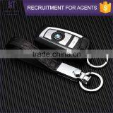 New Fashion Luxury Real Crocodile Skin Leather Key Ring Holder Top Selling Popular Custom Logo Car Key Chain thumbnail-3