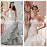 Vintage Lace 2 Color Choose Mermaid Wedding Dress thumbnail-1