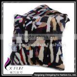 CX-D-81 Custom Made Real Mink Fur Patchwork Pillowcase ,Decorative Pillow Cover thumbnail-4