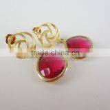 Trendy metal Animal Multicolor Stud Earrings for Girls thumbnail-3