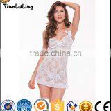 Unique Special Design Sexy Lingerie Manufacture White Babydoll Transparent Lingerie for Women thumbnail-2