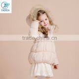 2017 Latest Design Girls Winter Jacket With Fur Hood Kids Clothes Padding With Cotton thumbnail-2