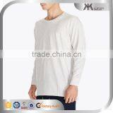 Men's Solid Color Blank Design Casual Long Sleeves Tshirt Tops thumbnail-3