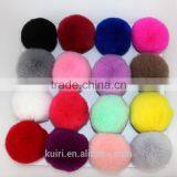 Dyed Color Rex Rabbit fu Plush Keychain Tmq-157 thumbnail-1