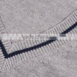 Mens V-neck Latest Design Sweater Wholesale thumbnail-3