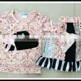 Baby Girl Boutique Colors Ruffle Pants Clothing Set Summer Girl Easter Color Eggs Pattern Clothes Girl Fashion Ruffles Outfits thumbnail-2