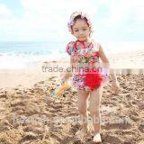 New Baby Girls Plaid Swimming Suit Children Bikini Sets Kids Bathing Suit thumbnail-3