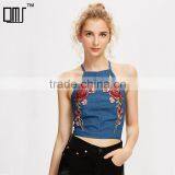 Embroiedered Design Secy Tank Top, Ladies Fashion Cami Clothing thumbnail-1