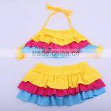 Fashion Sweet Two Piece Kids Bikini Swimwear Muslim Swimwear Fashion Swimwear thumbnail-3