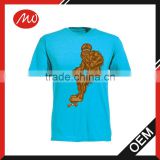 Men's custom cool cotton print light weight t-shirt manufacture for sale