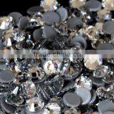 Ss6-ss30 Crystal Clear Round Iron on Flatback Wholesales Hotfix Rhinestone thumbnail-2