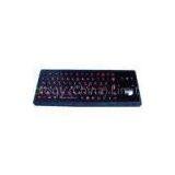 IP65 Dynamic Vandal Proof Kiosk Industrial& Military Backlight pc Keyboards With Trackball and FN ke