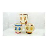 Party 4.5oz 9oz Cold Drink Paper Cups Disposable Coffee Mugs With Handle