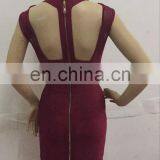 Below Knee Longuette Mermaid Fashion Women Clothes Hot Girl Sexy Club Dress thumbnail-4