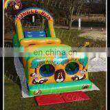 Amusements Large Jungle Run Monkey Inflatable Obstacle Course