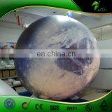 Astonishing Inflatable Decoration Sphere Moon Balloon Inflatable Chandelier Planet LED Light