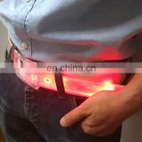 2017 New design Patent Silicone belt led running belt