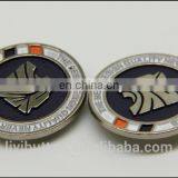 Wholesale Custom Metal Button in Garment, Circle Painted Clothing Label