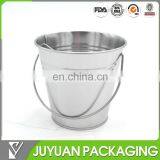 Custom Samll Metal Tin Buckets in Can Decorative Wholesale