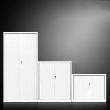 Luoyang UNI-ST001 Metal Material Tambour Door Storage Cabinet for Office and 0.8mm Thickness Cold Rolled Steel Plate Cabinet thumbnail-4