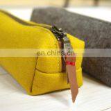 Felt Pencil Case With Zipper Pouch Makeup Bag thumbnail-2