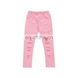 Hot Sale Newest Elastic Solid Black Leggings Fashion Girls Long Pants Leggings for Children thumbnail-3