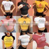 Close Out Summer Printed Women's Crop Top t Shirt thumbnail-2