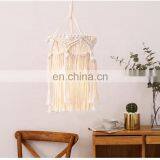 Boho Style Cotton Rope Macrame Woven Wall Hanging Hand Made Indoor Outdoor Decor Macrame Lamp Shade thumbnail-5