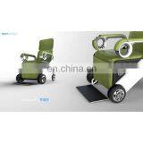 Hospital Function Practical Aluminum Alloy Lightweight Fold Electric Wheel Chair thumbnail-2