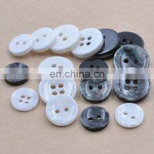 4 Holes Resin Polyester Pearl Fake Shell Button