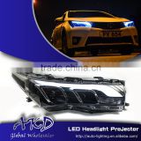 AKD Car Styling for Toyota Corolla LED Headlights B-Type 2014-2015 Altis LED Head Lamp Projector Bi Xenon Hid H7