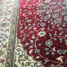Yamei Lagend Red Color Persian Silk Carpet and Rug 4x6ft thumbnail-3