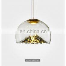Home Hotel Hanging Lighting Glass Pendant Lights Modern Art LED Chandelier Light thumbnail-1