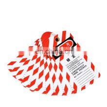 Durable Hot-sale Customize Danger Bilingual Tag Cardstock Do Not Start Equipment Locked Out