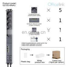 Power Distribution Unit Socket With Network Switch and USB Extension thumbnail-2