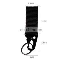 Custom Zinc Alloy Military Gear Clip Olecranon Hook Tactical Key Chain thumbnail-3
