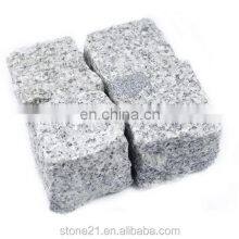Natural Split Light Grey Cobble Stone Granite Driveway Paving thumbnail-5