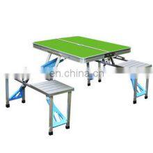 Portable Metal Small Dining Table Home Outdoor Barbecue Table and Chair Simple Folding Table thumbnail-5