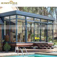 JYD modern sunroom style outdoor glass room factory sunroom for winter garden