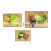 Wholesale Bamboo Wood Chopping Board Cutting Board Set Of 3 thumbnail-3