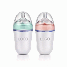 Food Grade Silicone Baby Drinking Feeding Milk Silicone Baby Bottle 3 Buyers thumbnail-2